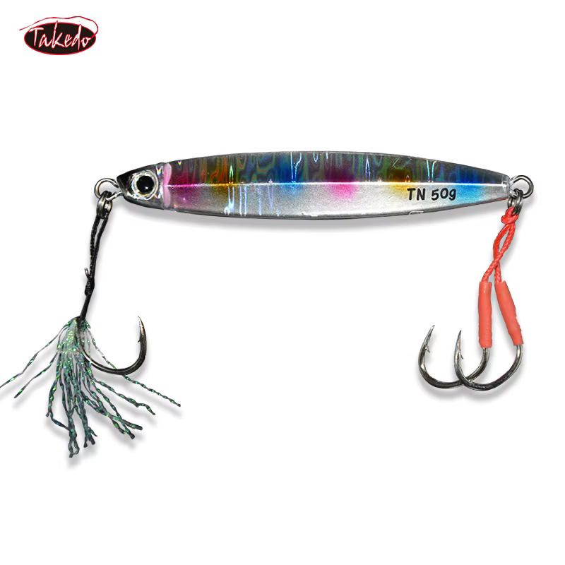 Takedo TN02 señuelo slow pitch con cuchara – Lubina y pez azul - imagen 3