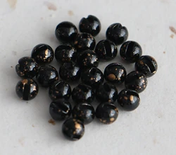 Cuentas ranuradas de tungsteno para atado de moscas en colores