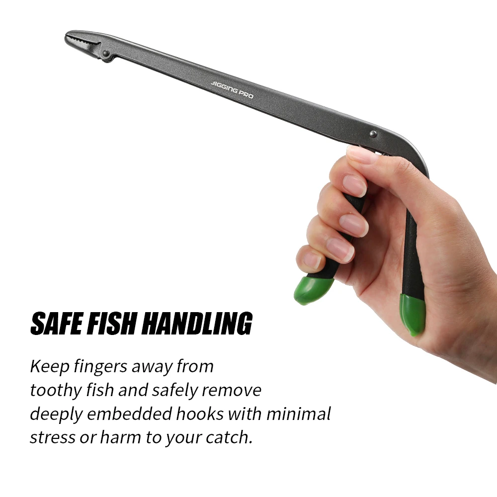 Alicates quita anzuelos JIGGING PRO punta larga – acero carbono - imagen 3