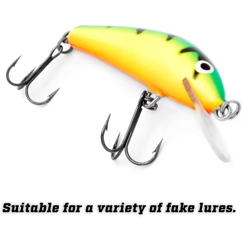 Anzuelos triples acero carbono 5/0 – Púas afiladas para jigging - imagen 4
