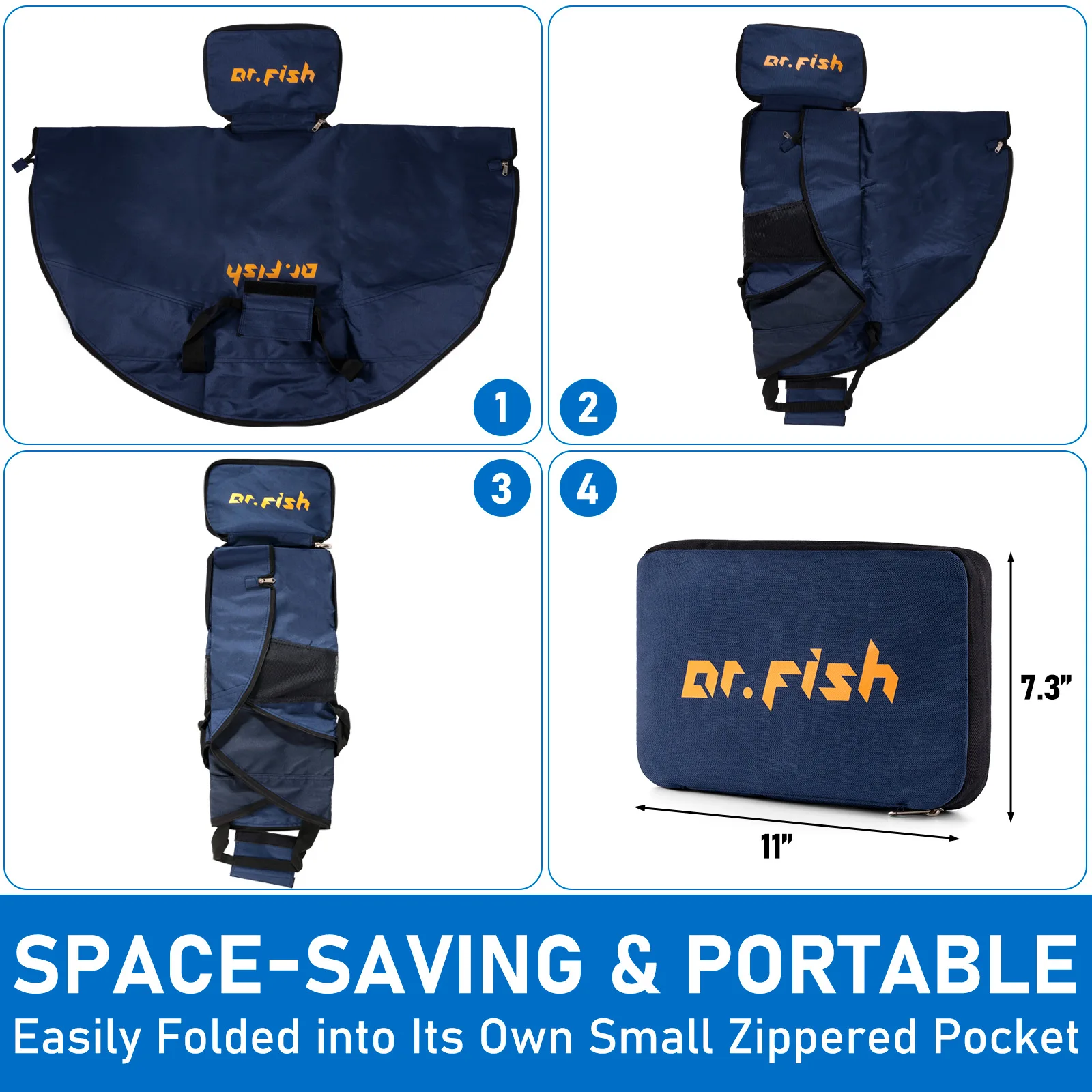 Bolsa plegable en uso
