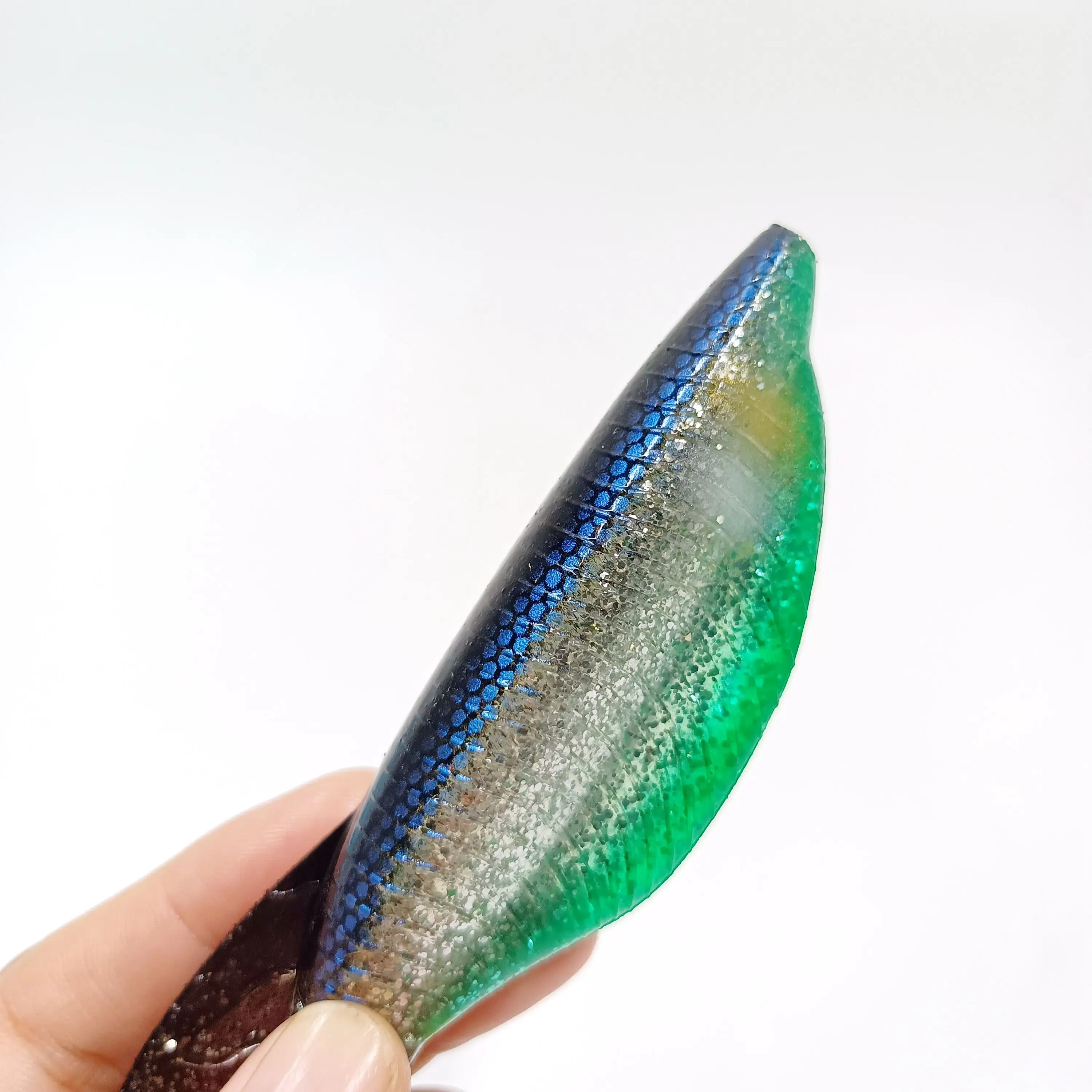 DUODUOYU Señuelo Swimbait blando cola larga para lucio y jigging - imagen 5