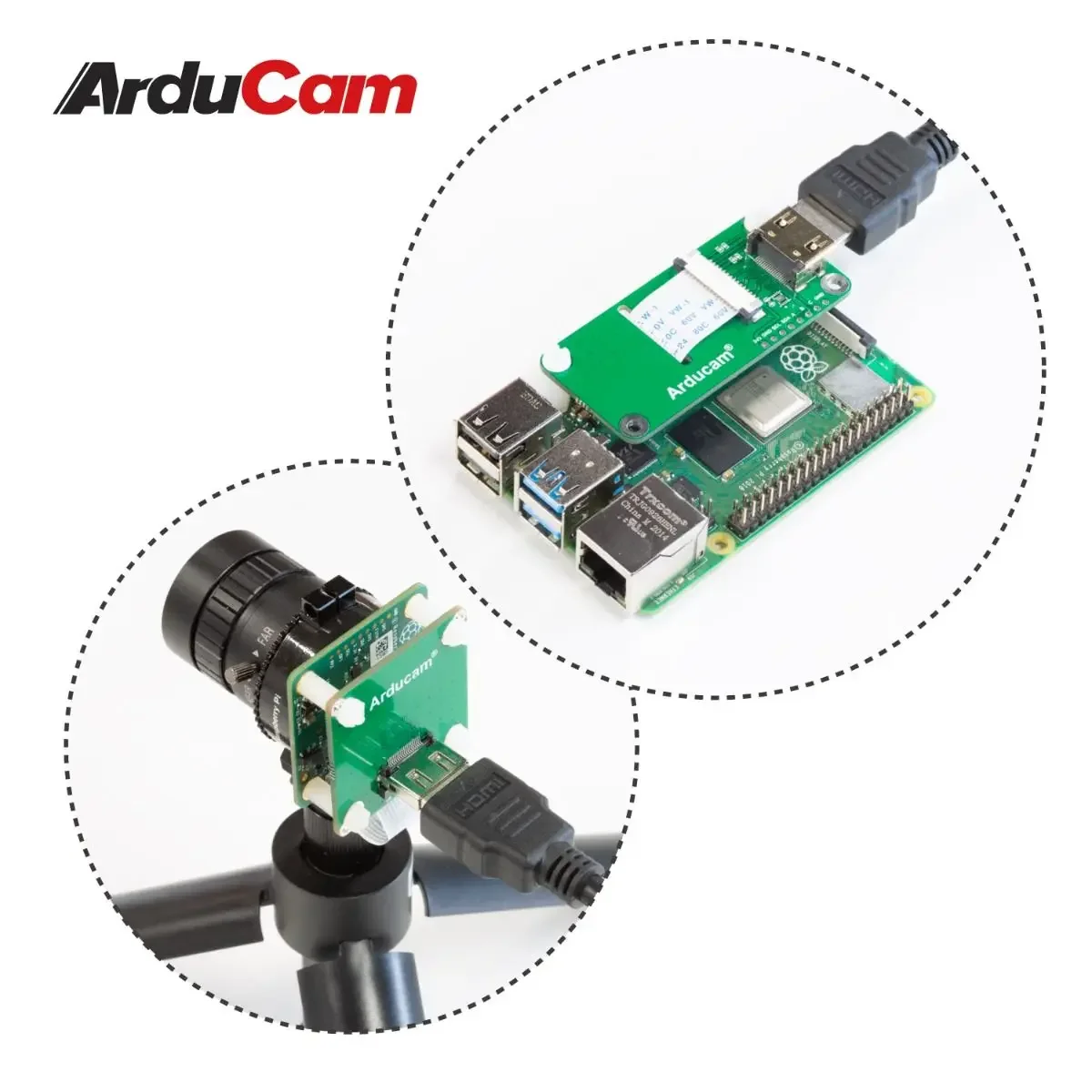 Adaptador HDMI para Raspberry Pi HQ CSI-HDMI Arducam IMX477 - imagen 3