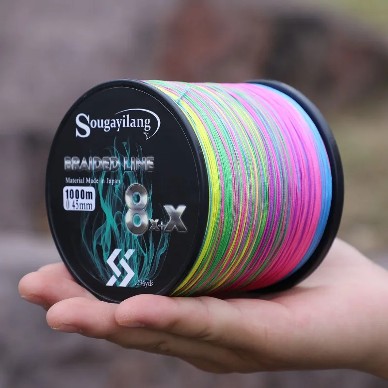 Sougayilang Línea PE 9 hebras multifilamento para carpa - imagen 2