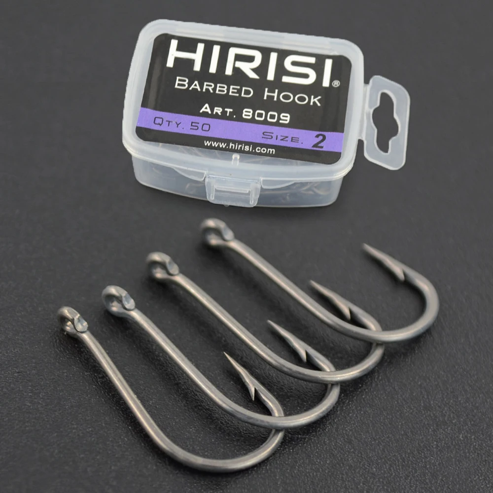 Anzuelos para carpa Hirisi – Micro púas acero inoxidable