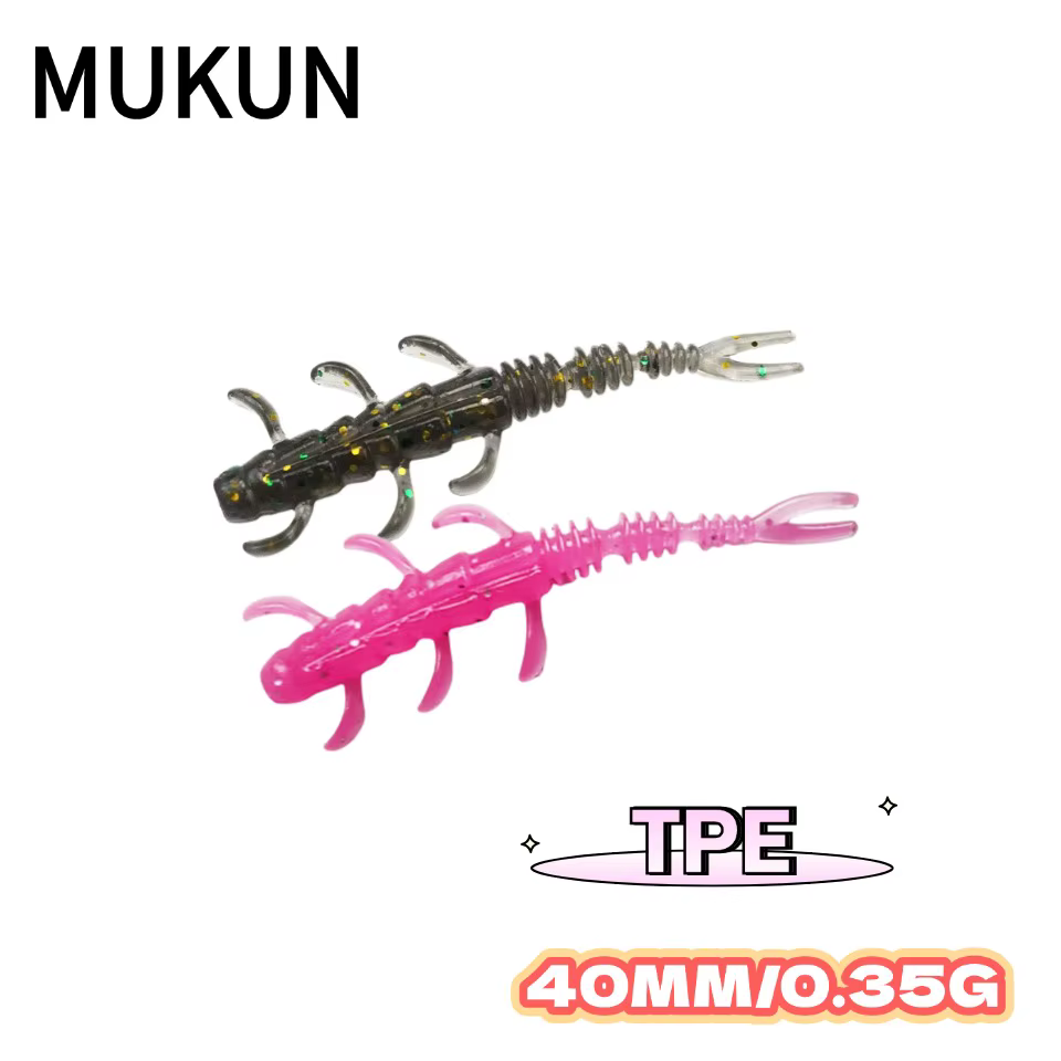 TPE Mini gusano suave silicona – Señuelos jig wobblers lubina carpa