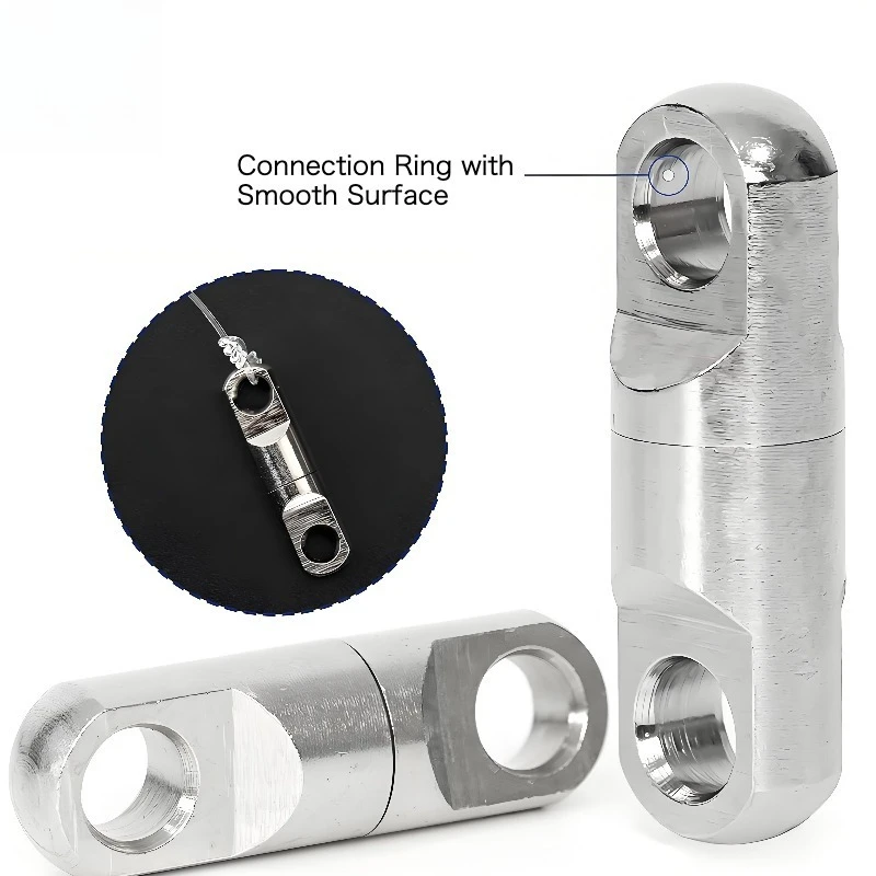 Conector giratorio de bola inoxidable alta resistencia para pesca - imagen 5