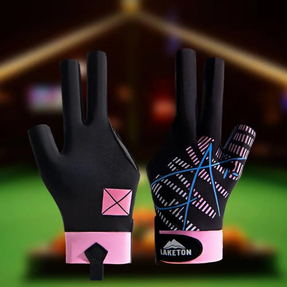 Guantes de billar mano izquierda tres dedos con punteras expuestas - imagen 3