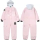 Traje de nieve impermeable cortavientos con capucha para niños