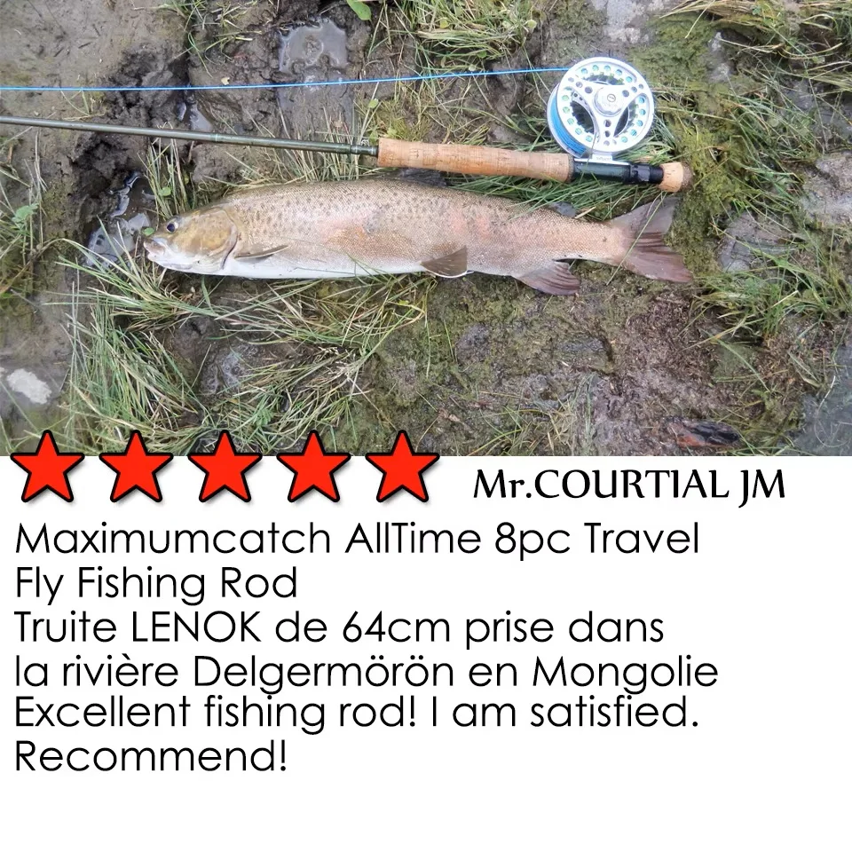 Maximumcatch caña de mosca compacta ultra ligera de acción rápida - imagen 4
