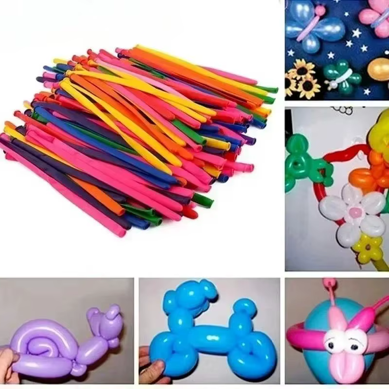 Anzuelos Artesanales Globos Largos Caramelo para Pesca - imagen 4