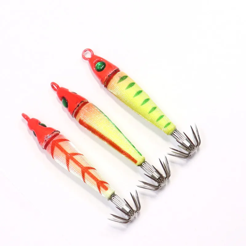 Señuelos luminosos UV para calamar y sepia – Jig artificial de pesca de mar - imagen 3