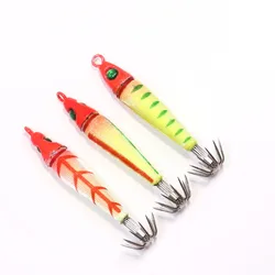 Señuelos luminosos UV para calamar y sepia – Jig artificial de pesca de mar