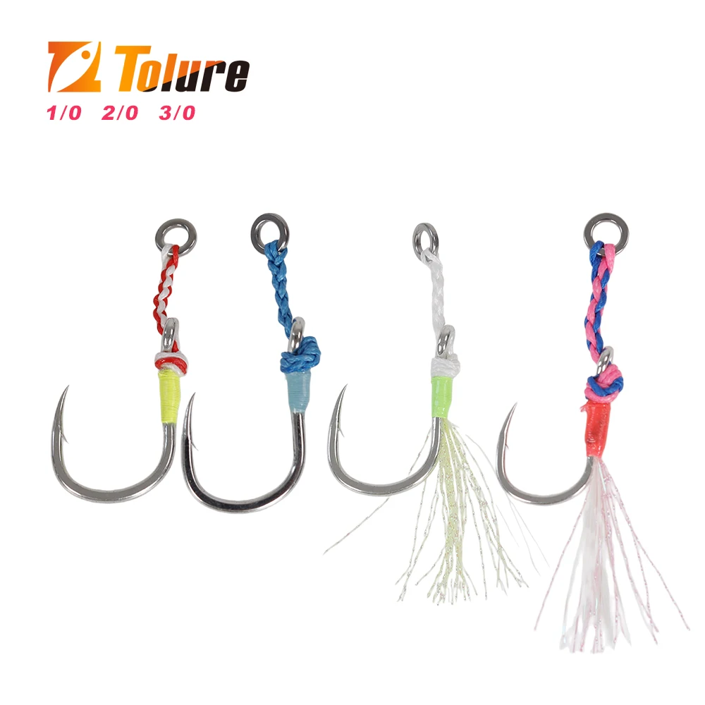 Anzuelos Jig Head con púas TOLU NUEVO de acero carbono - imagen 5