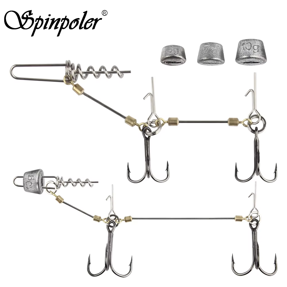 Spinpoler Stinger — Aparejo plomado resistente para perca y lucio