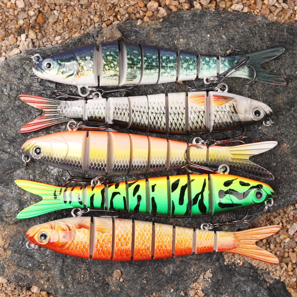 Wobblers articulados duros para lucio y carpa – Señuelos de pesca
