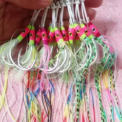 Anzuelos Doble Púa Brillante para Lucio – Jigging Alta Resistencia