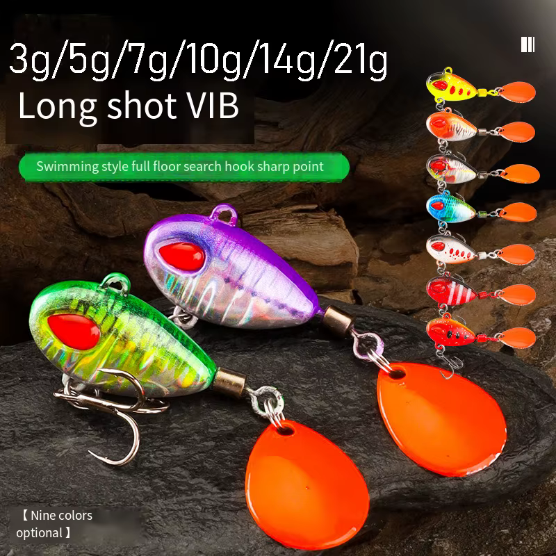 Señuelo VIB chopper para lubina – Metal giratorio hunde fondo - imagen 5