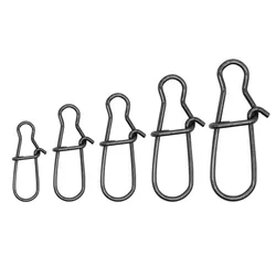 Clips de Pesca Giratorios con Doble Bloqueo de Acero Inoxidable