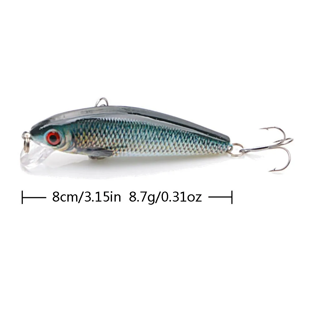 Wobblers Minnow para lubina y perca, acción Jerkbait - imagen 2