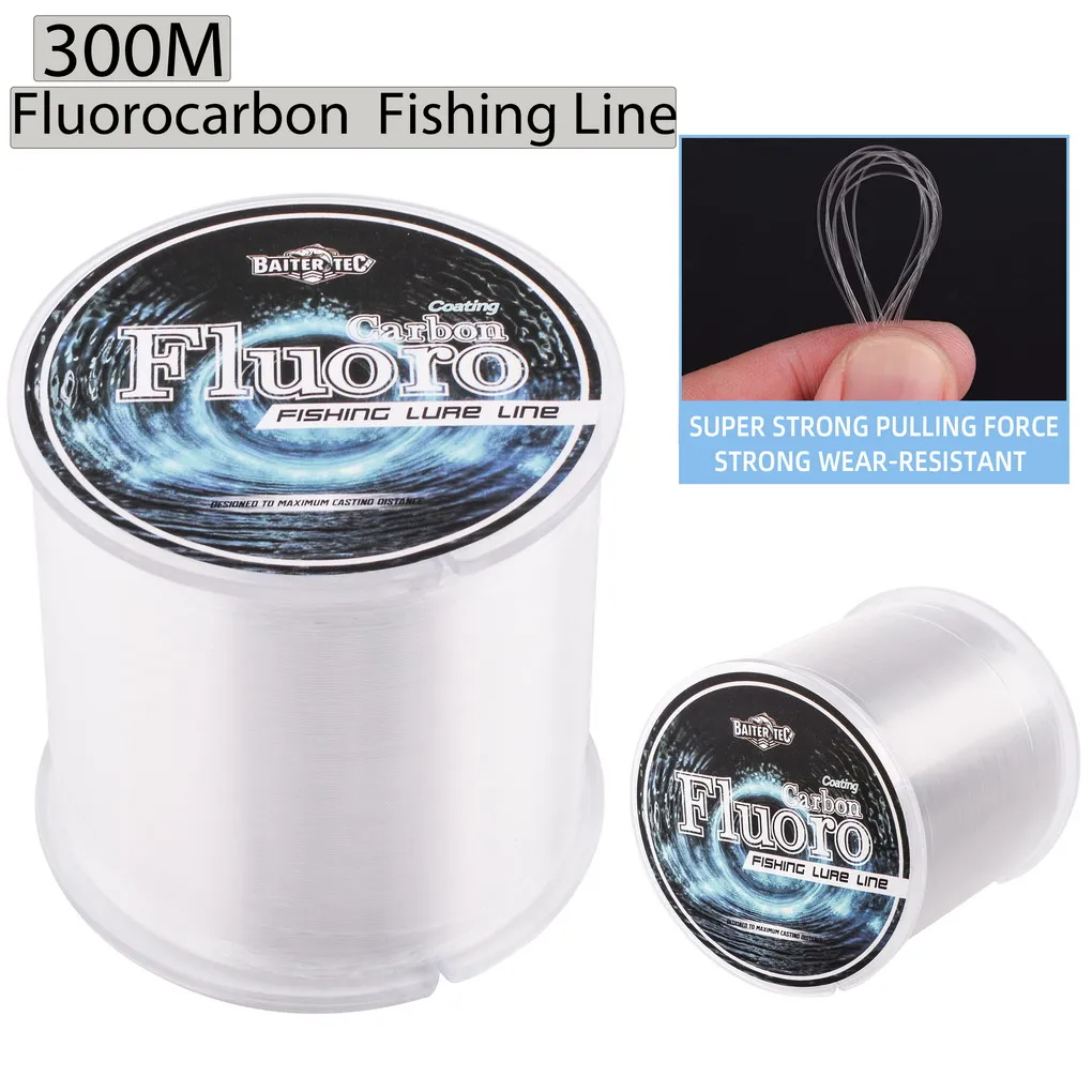 Línea de fluorocarbono en bobina de 300 metros
