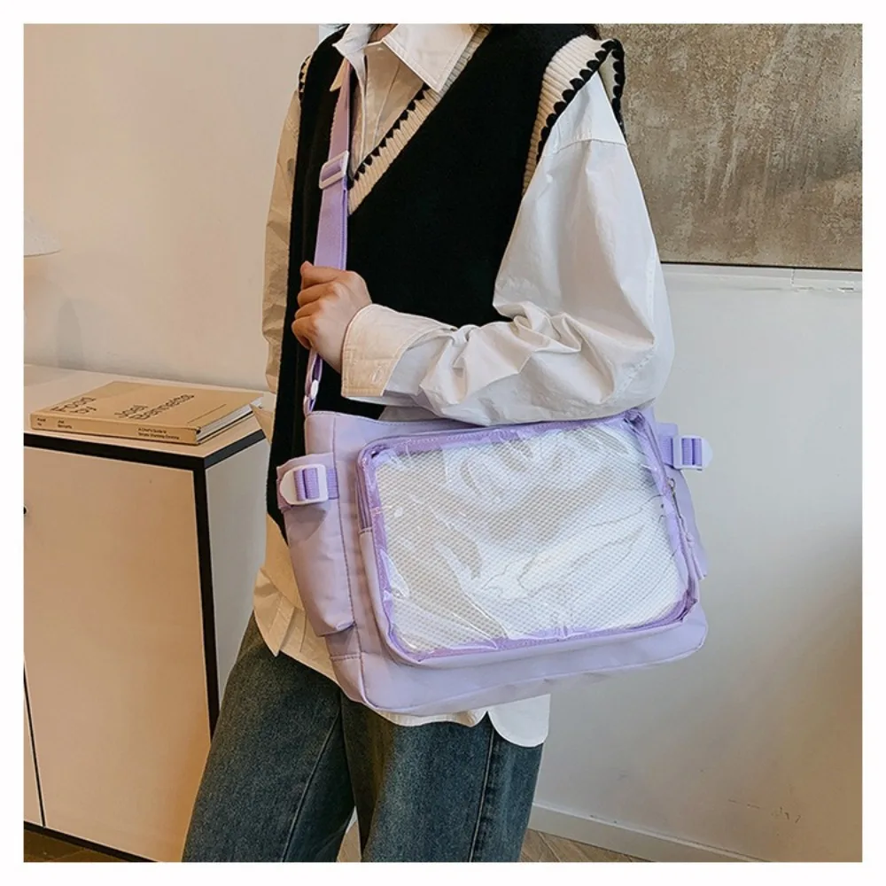 Bolso transparente en color blanco