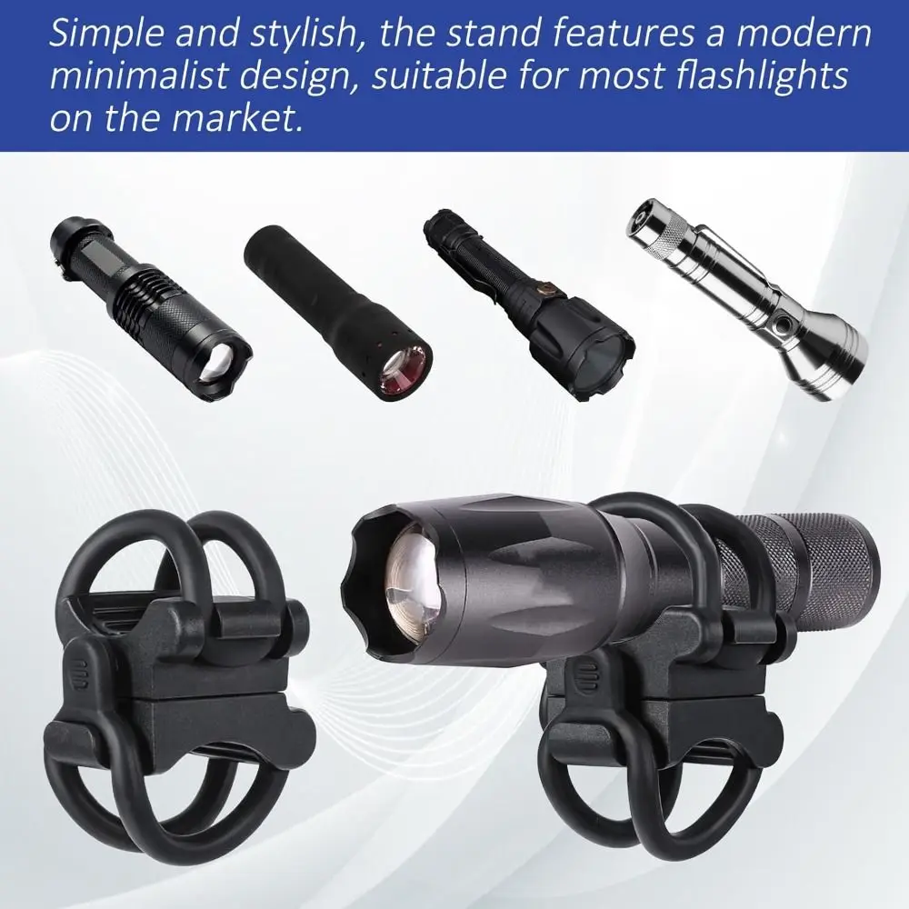 Soporte antideslizante para linterna de bicicleta universal ajustable - imagen 5