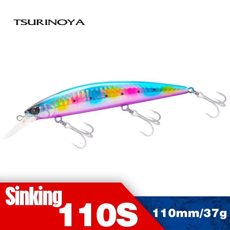 TSURINOYA 110S - Señuelo duro minnow para mar - imagen 5