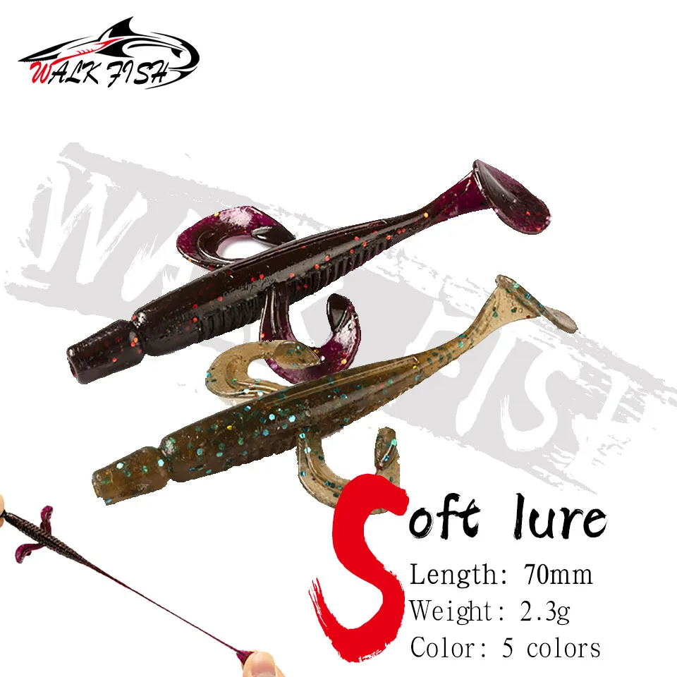Walk Fish Swimbait flotante 70mm – Cebo artificial TPR