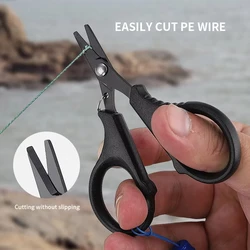 Alicates de pesca acero inoxidable titanio – Corte trenzado PE