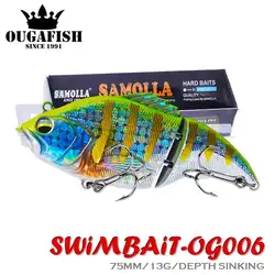Señuelo lipless Swimbait vibración hundimiento lento