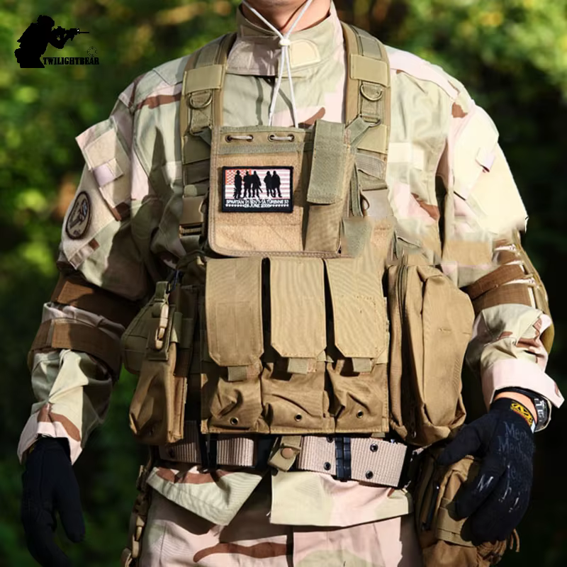RRV Chaleco táctico Molle para pesca – Nylon alta calidad