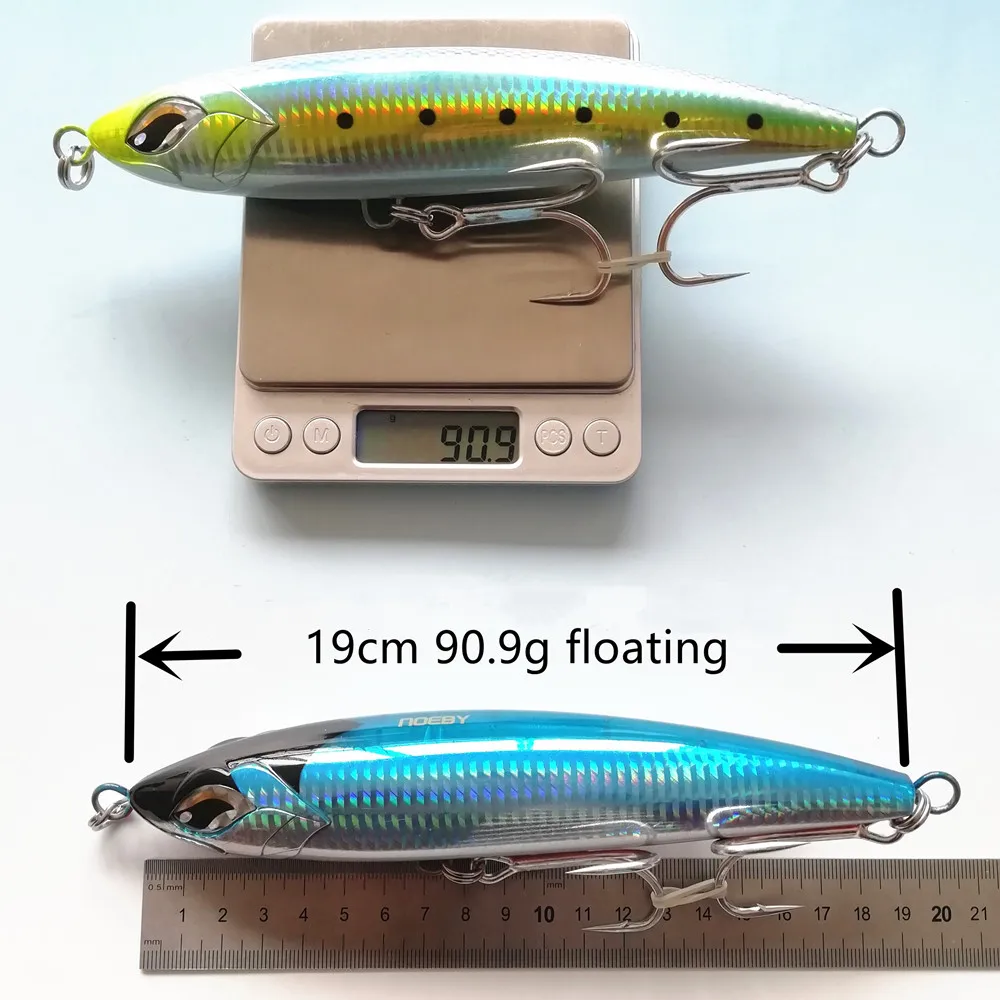NOEBY Señuelo flotante tipo lápiz para pesca de superficie duradero - imagen 5