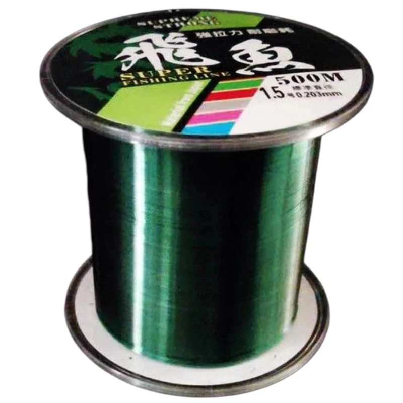 Línea de nylon multicolor resistente a la abrasión para pesca
