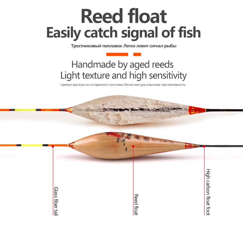 Flotador vertical para pesca de carpín – Incluye anzuelos