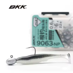 BKK Micro-Minnow 9063 — Señuelo vinilo con cabeza de plomo y anzuelo