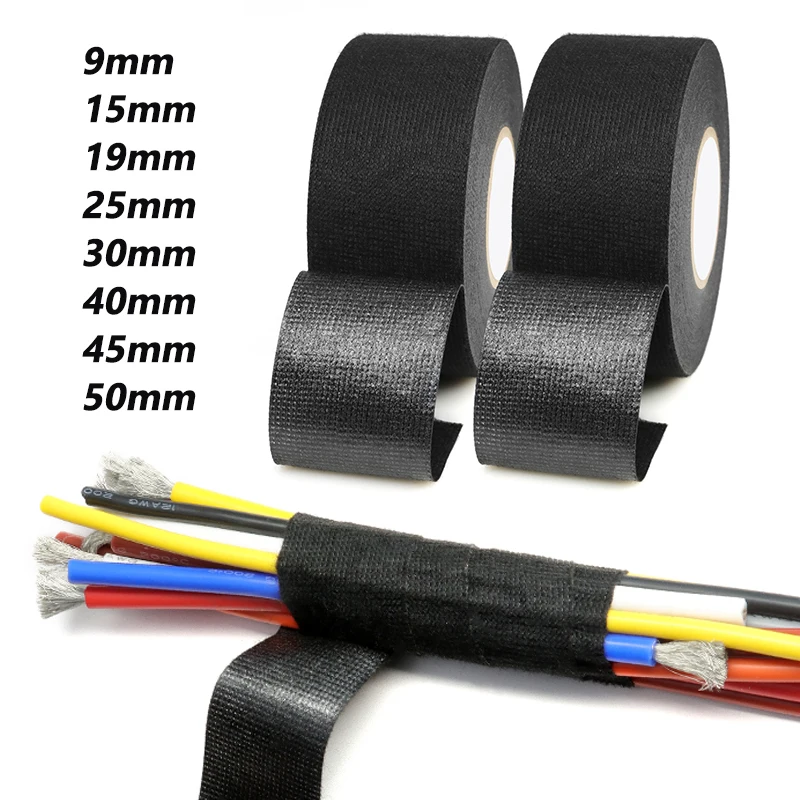Cinta adhesiva de tela para envolver cableado de coche