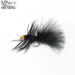 MNFT Wooly Señuelos de Mosca Insecto Serpentina Trucha Agua Salada