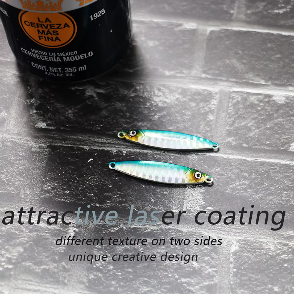 Plantilla spoon lure para lucio y trucha – anzuelo fundido 20g - imagen 5