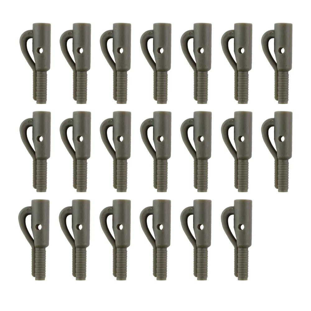 Hirisi Clips de plomo seguridad pesca carpa con aguja cebo giratorios - imagen 2