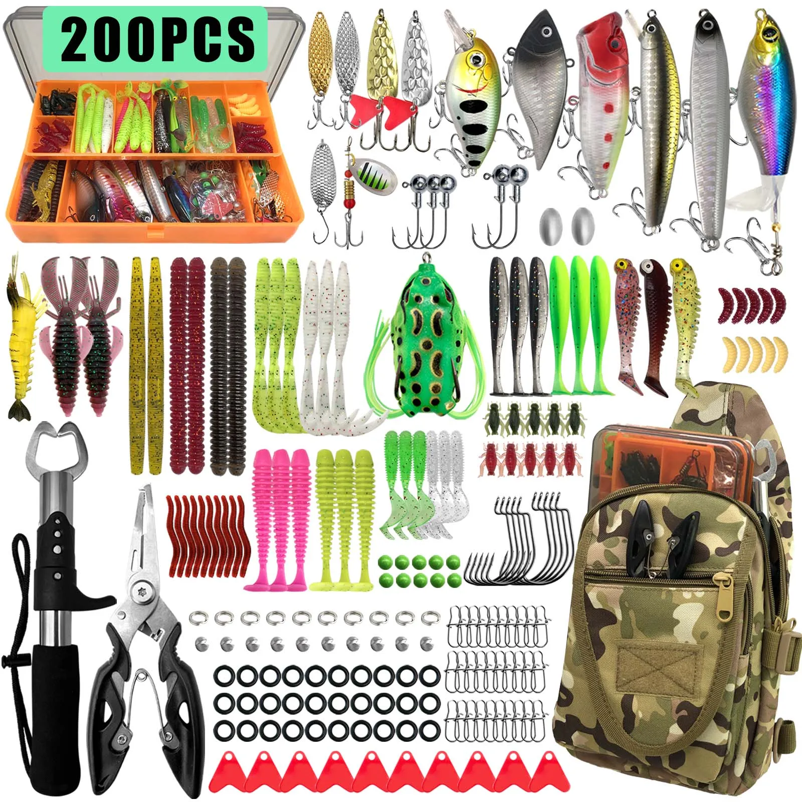 Kit de señuelos artificiales para pesca – surtido en caja - imagen 5