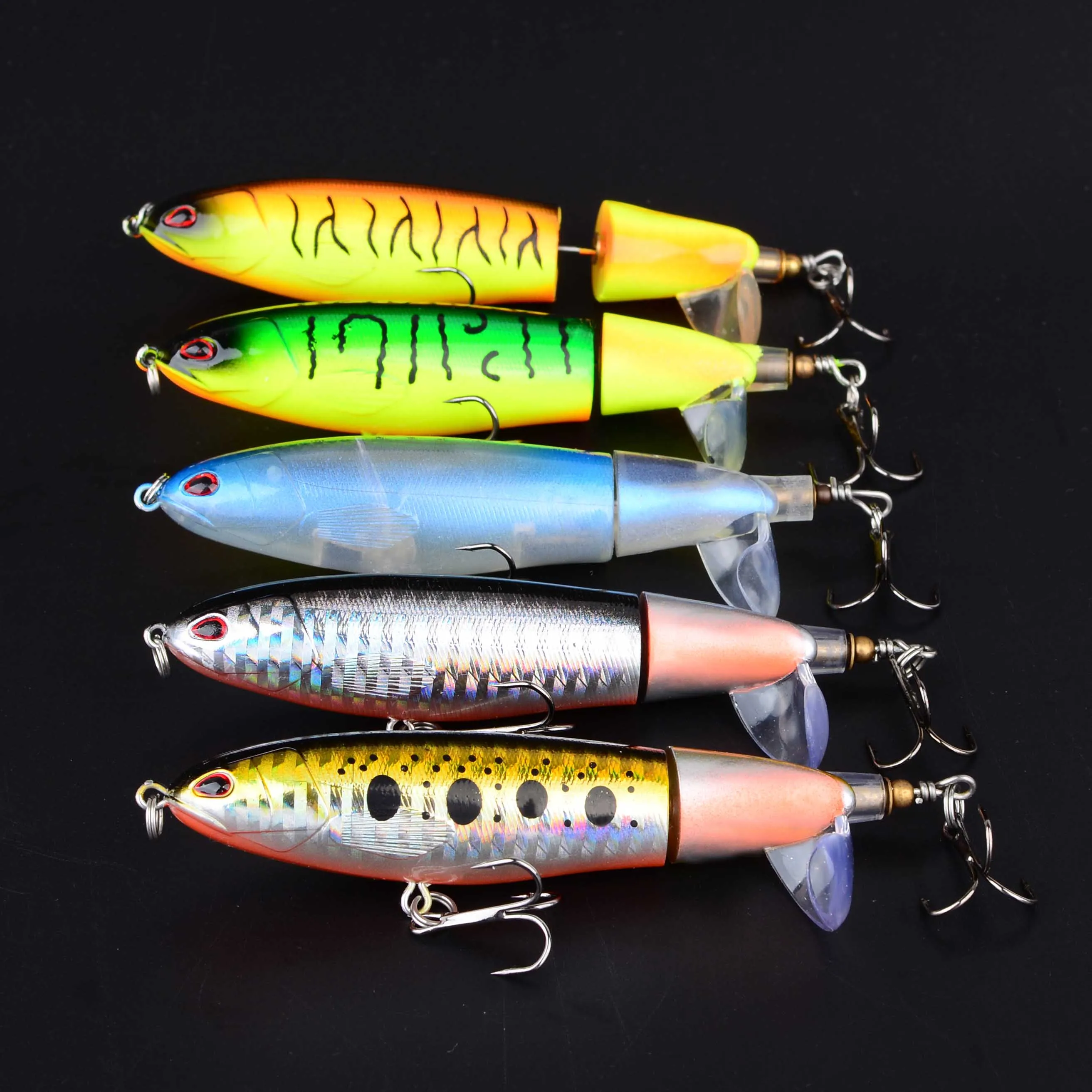 Señuelo Popper de superficie giratorio – artificial de pesca - imagen 3