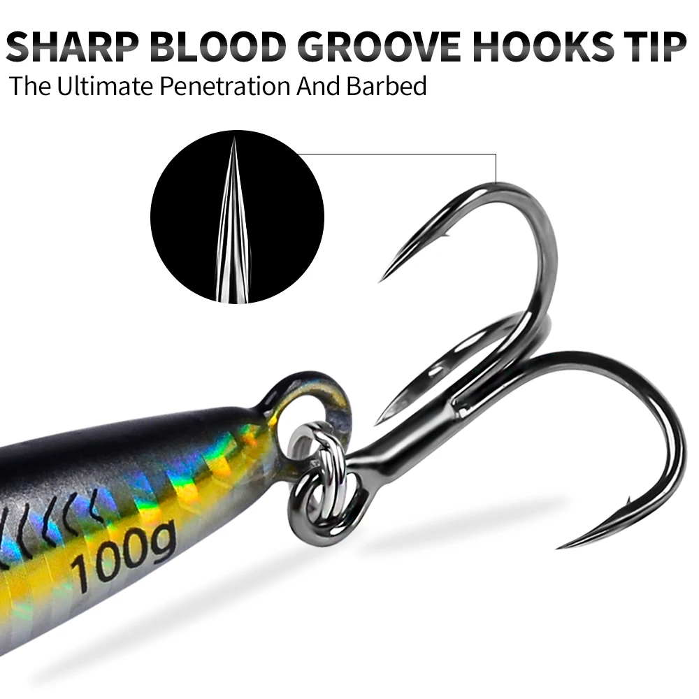 Proberos Señuelos de Jigging Vertical – Pesca en Agua Salada - imagen 5
