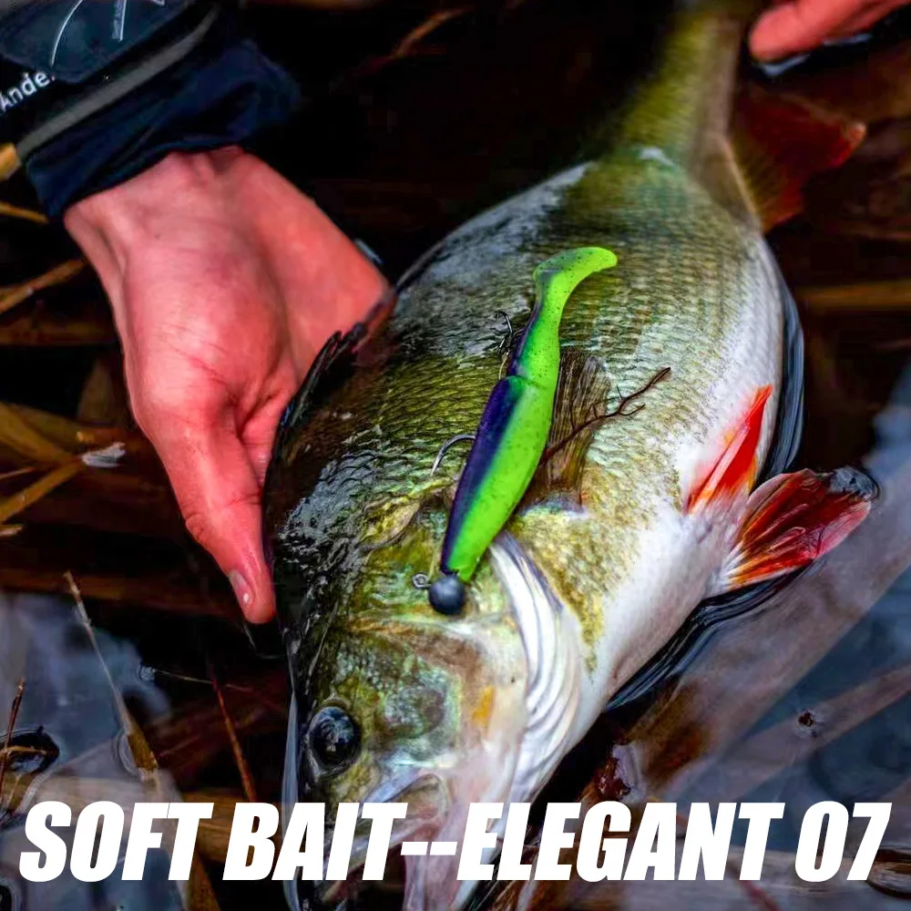 PEAK 135mm Señuelo Shad vinilo – Cebo artificial para lubina - imagen 3
