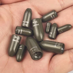 Plomos de tungsteno tipo gusano MUUNN para lubina, más sensibles