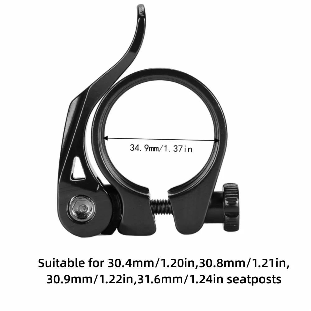 Abrazadera de sillín bicicleta aluminio – ajuste rápido - imagen 5