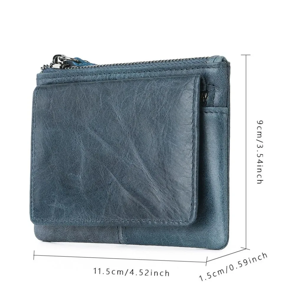 Cartera minimalista con diseño compacto