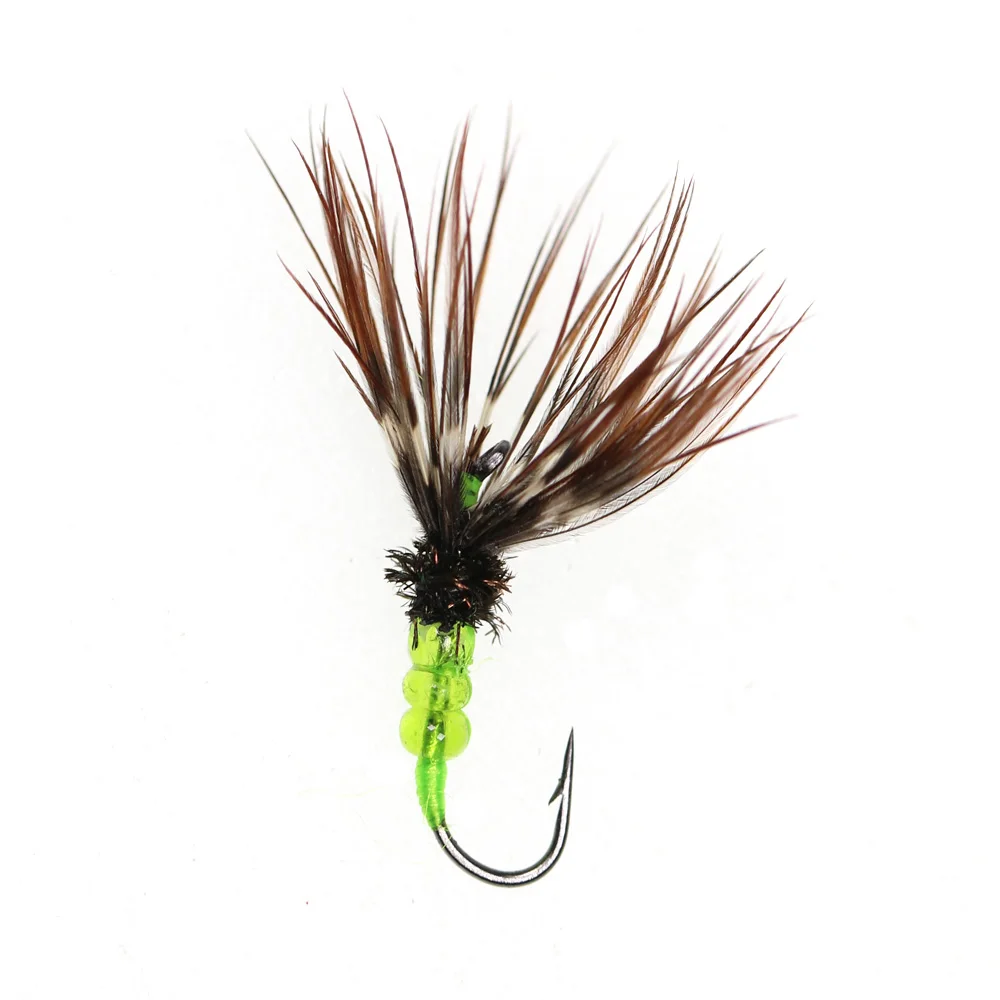 Vtwins Mosca Tenkara Kebari flotante trucha – caja impermeable - imagen 2