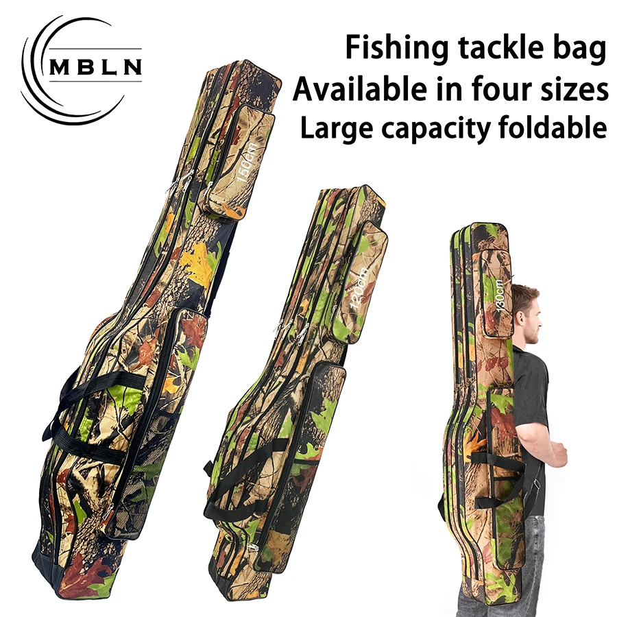 Bolsa de pesca plegable vista general