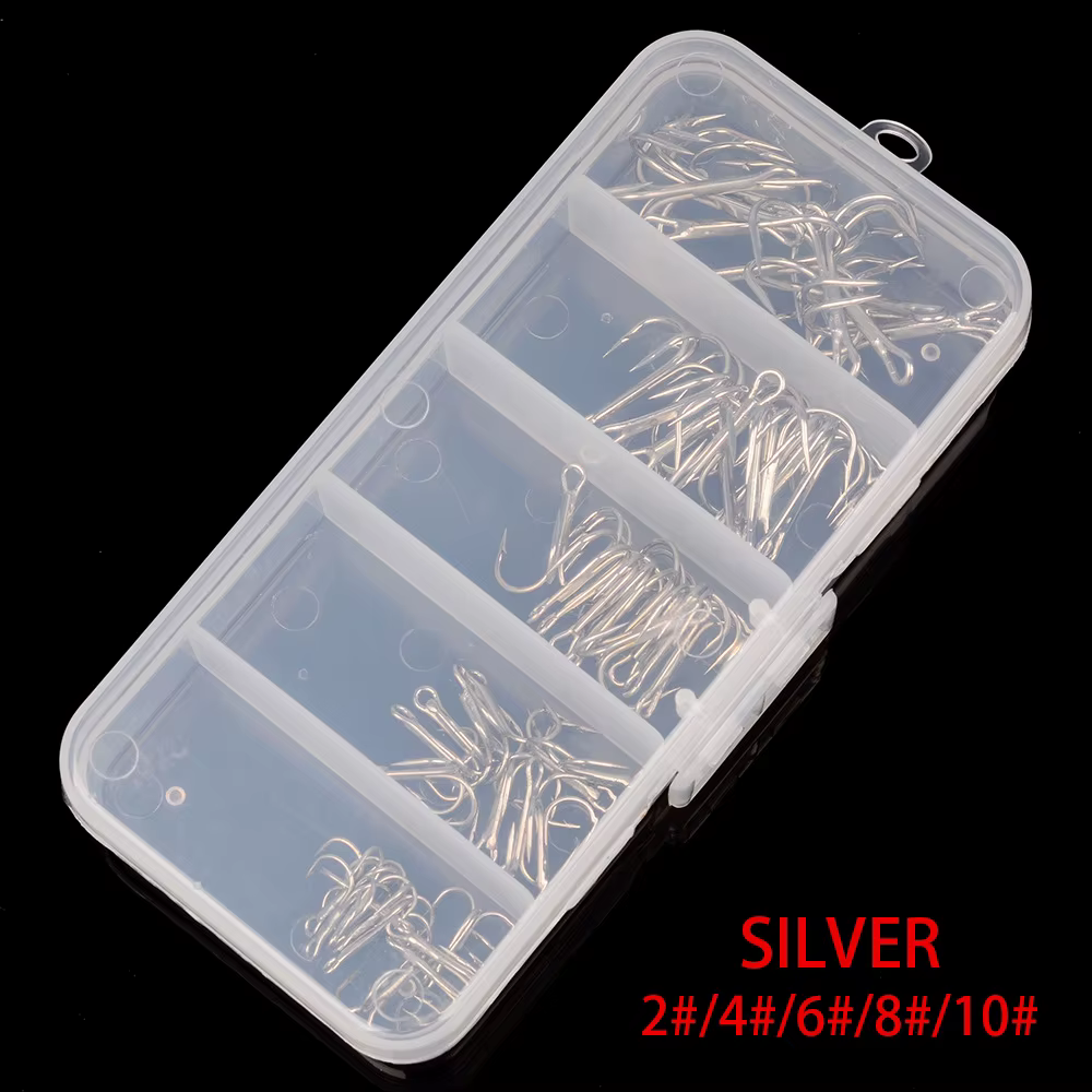 Anzuelos Jig Head Triples Negros – Alta Calidad para Pesca - imagen 5